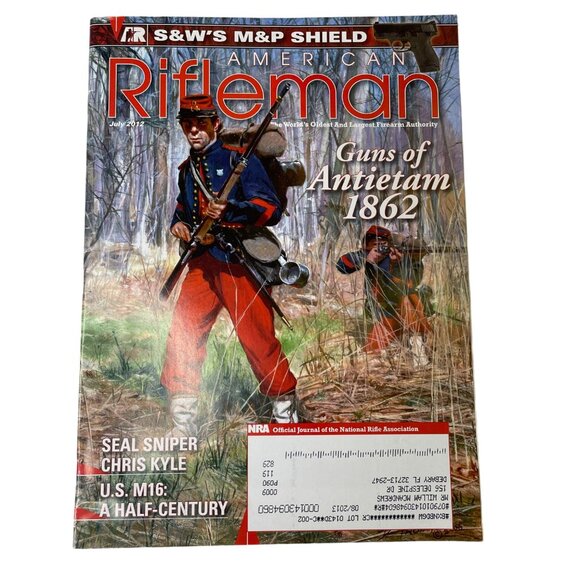 American Rifleman NRA Magazine July 2012 u Vol 160 No 7 National Rifle Associati - Picture 1 of 11